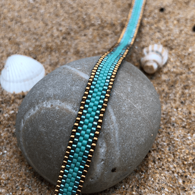 Serpentin vert/doré