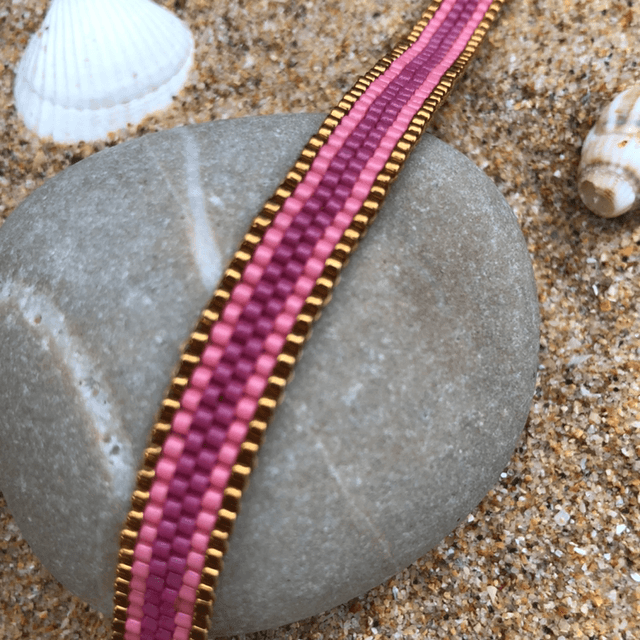 Serpentin rose/doré