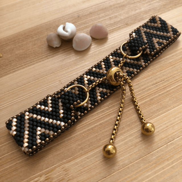 Ecume - couleur Sable/noir